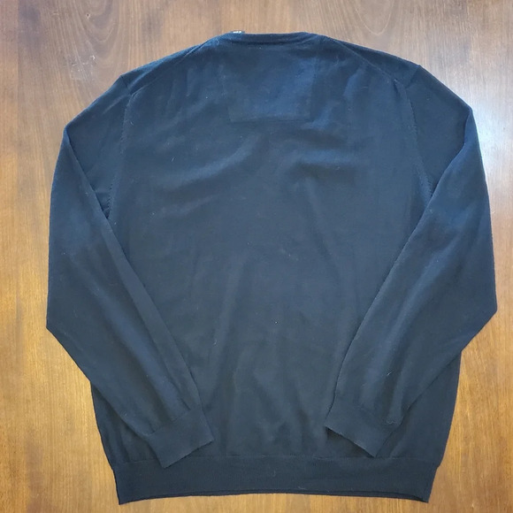 Calvin Klein Men's V-neck Merino‎ Wool Sweater Size Extra Large - Picture 8 of 8